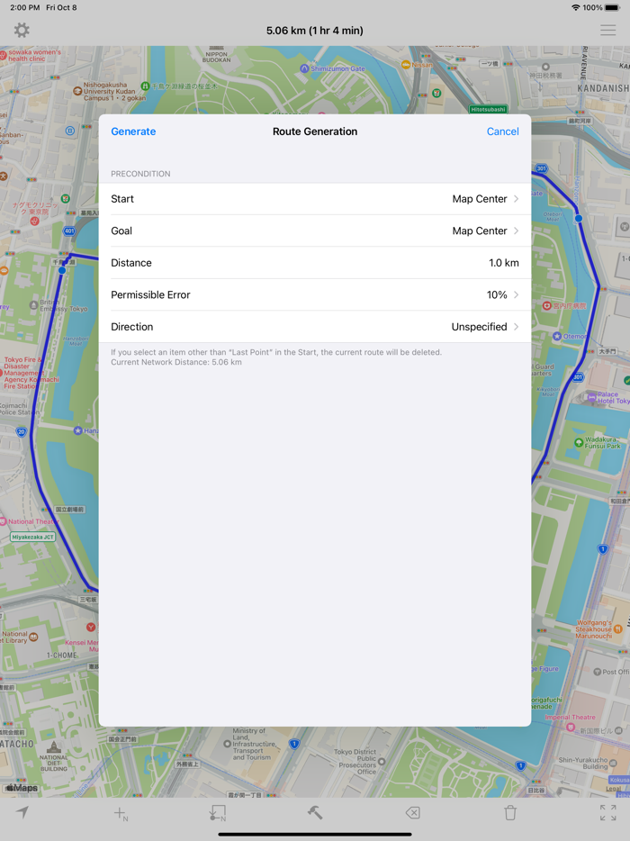 Walk Route Generator