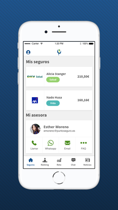 PuntoSeguro Fit Screenshot