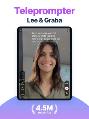 Captura 1 Teleprompter & Video Captions iphone