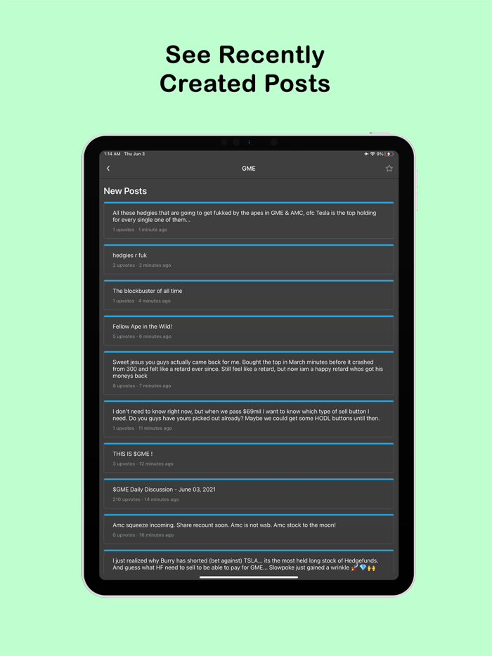 Trendy - Reddit Popular Stocks