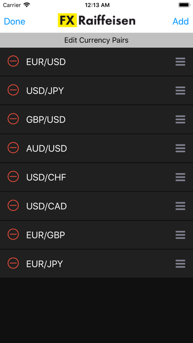 FX Raiffeisen Screenshot