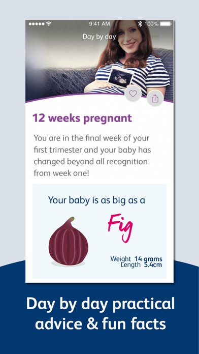 Bounty Pregnancy and Baby App Screenshot