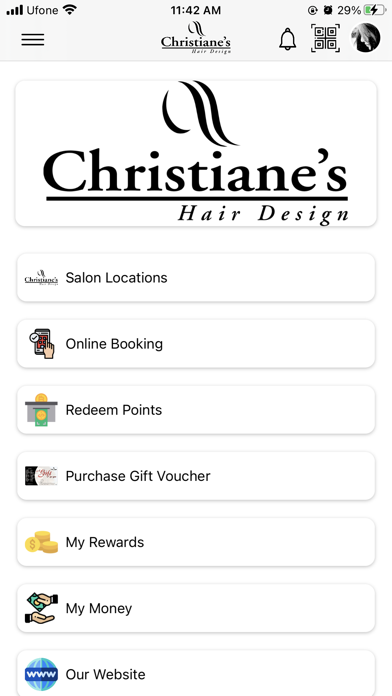 Christiane's Hair Design Screenshot