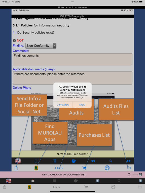 Screenshot #6 pour ISO 27001 IT Checklist-Test