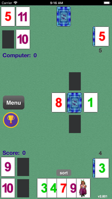 SkipTouch 2.0 - Card Game Screenshot