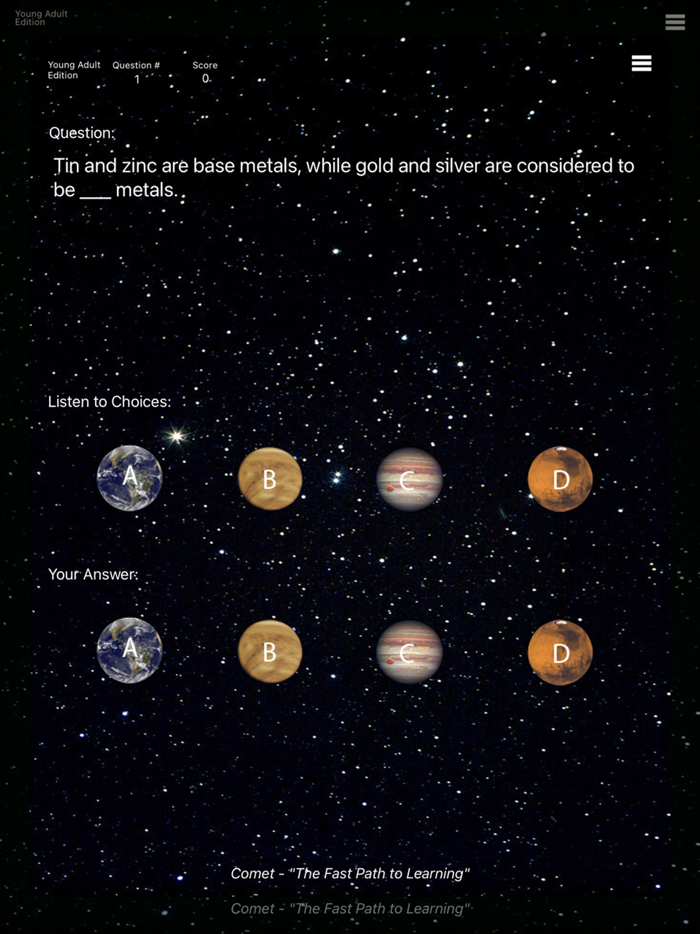 Young Adult - Comet Spelling