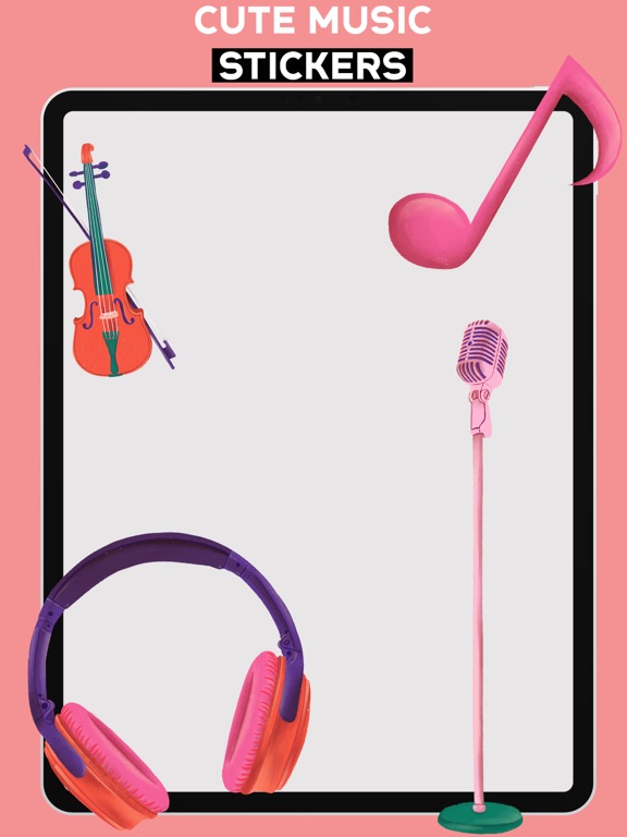 Screenshot #4 pour Music Stickers for iMessages
