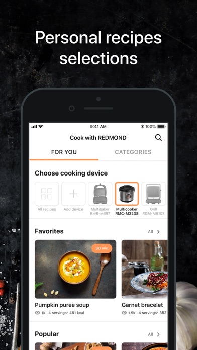 Cook with REDMOND Screenshot