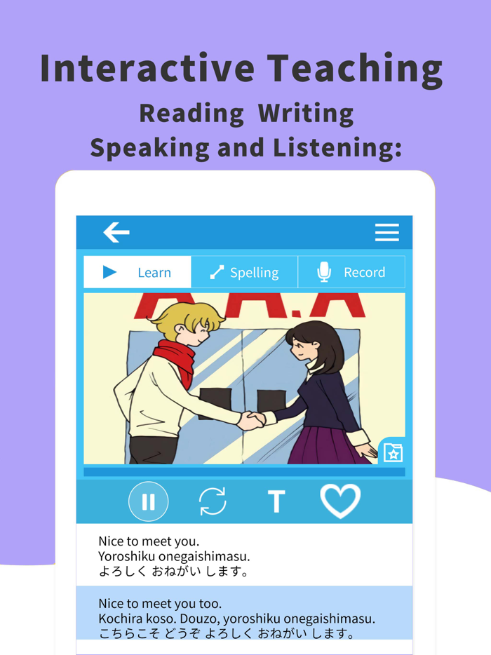 Learn Japanese-read and write