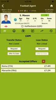 football agent iphone screenshot 2