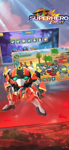 Game screenshot Superhero Fruit: Robot War apk