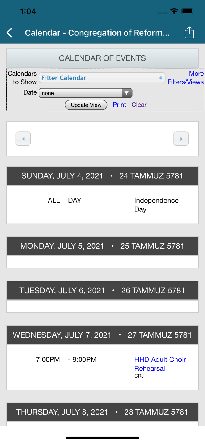 Congregation of Reform Judaism