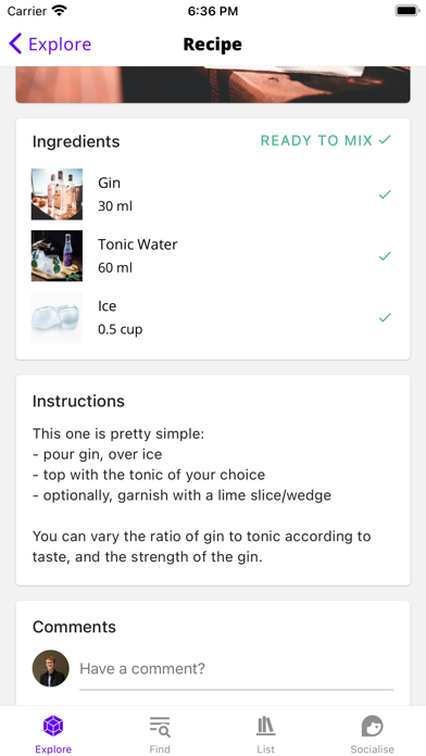 BarMaster - Cocktail Recipes Screenshot