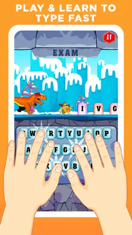 Game screenshot Typing Practice - Dino Hunting mod apk