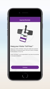 Visitor Toll Pass screenshot