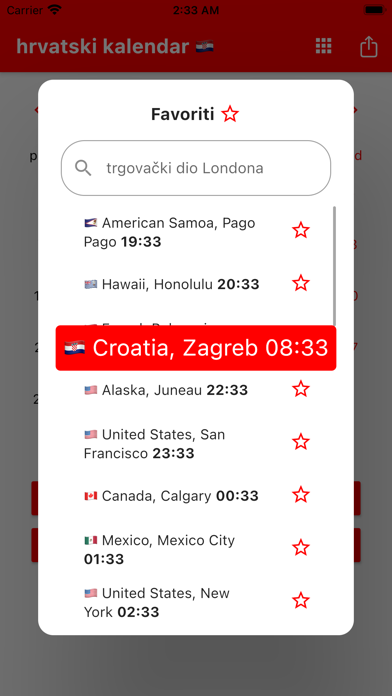 Hrvatski kalendar 2024 Screenshot