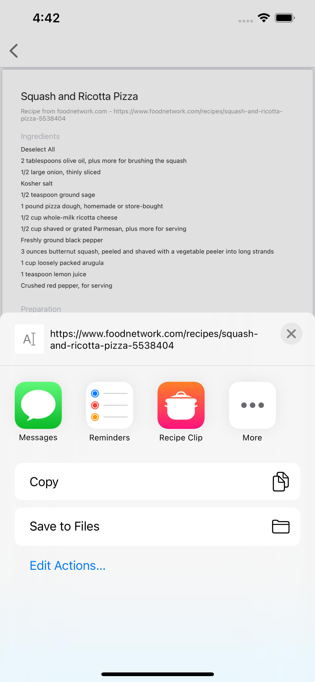 Recipe Clip