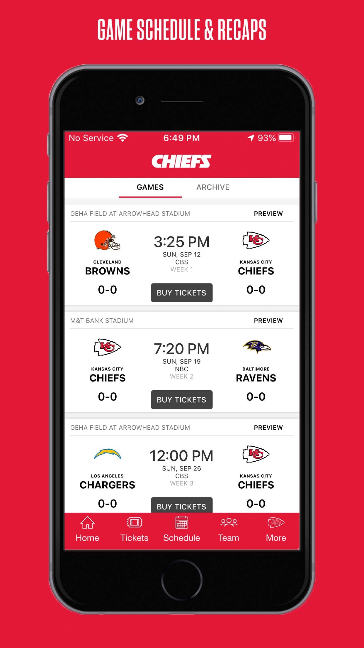 Kansas City Chiefs screenshot 5
