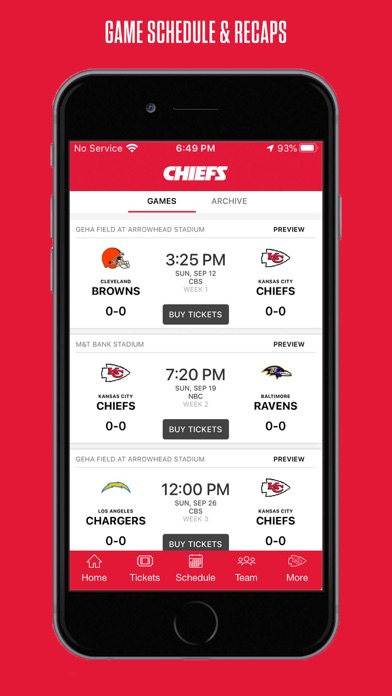 Kansas City Chiefs Screenshot