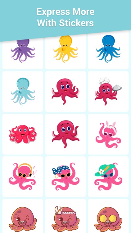 Adorable Octopus Stickers