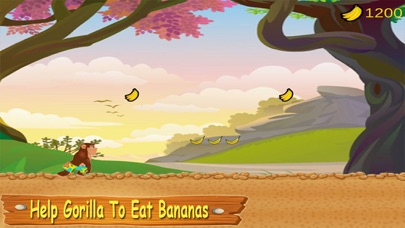 Gorilla Run Jungle Surfer Game Screenshot