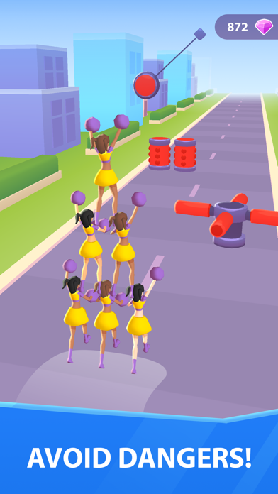 Screenshot #3 pour Cheerleader Run 3D
