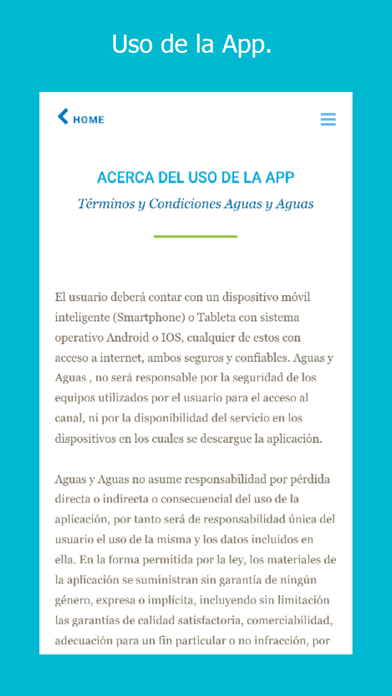 Aguas mas CERCA Screenshot