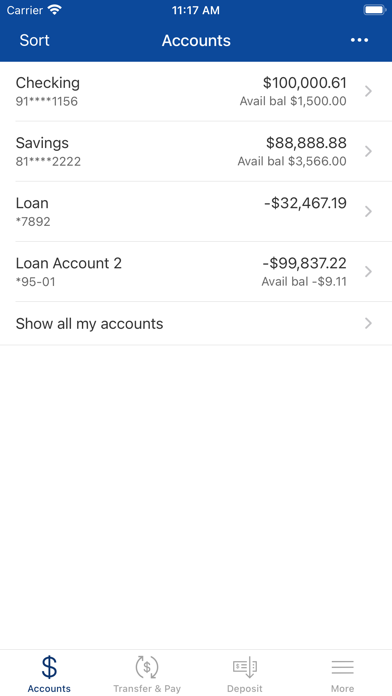 MinnStar Bank Mobile Screenshot