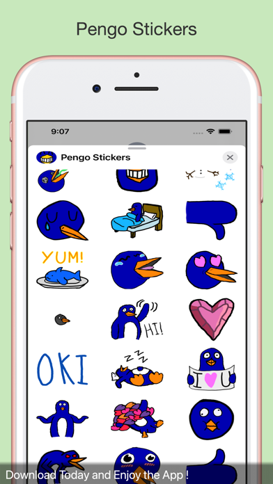 Pengo Stickers Screenshot