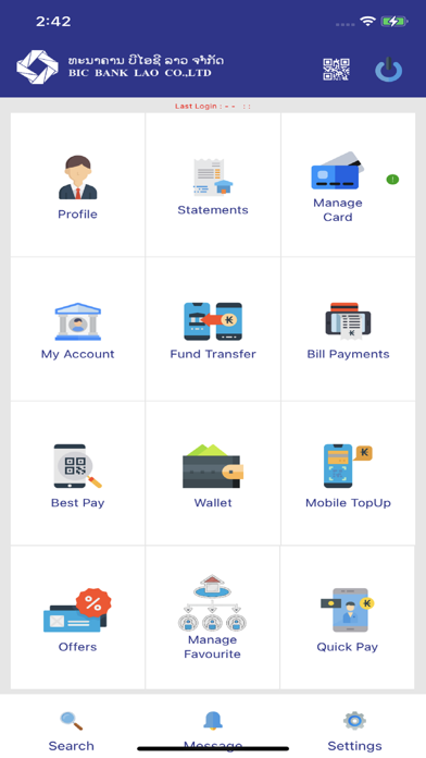 BIC Bank Screenshot
