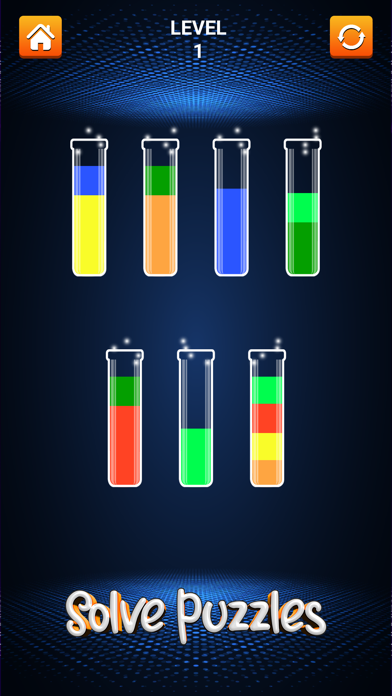 Sort Color: Bottle Fill Water Screenshot