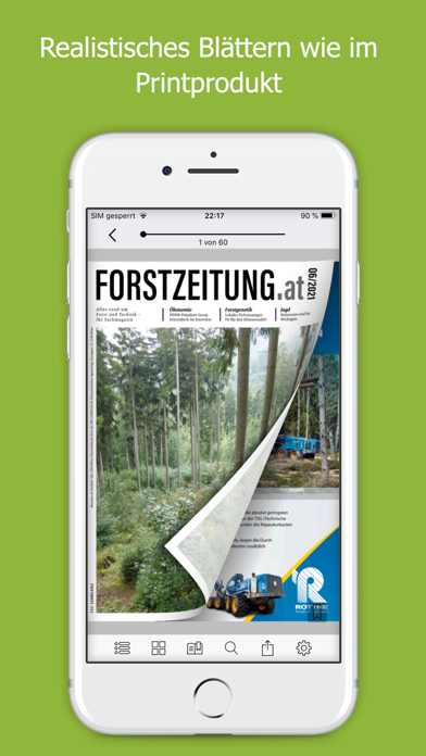 Forstzeitung Screenshot