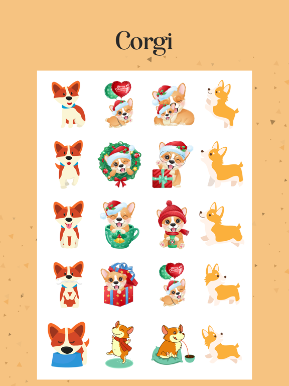 Screenshot #6 pour Cute Corgi Dog Stickers!