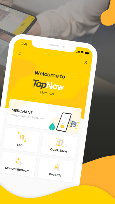 TapNow Merchant Screenshot