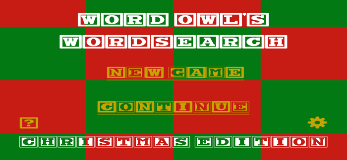 Word Owls WordSearch Christmas