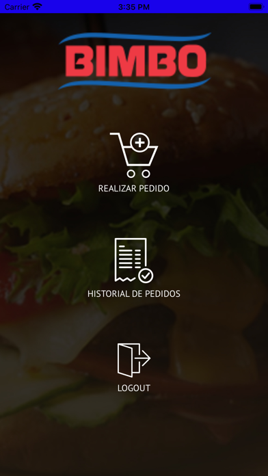 Bimbo Gestión de Pedidos Screenshot