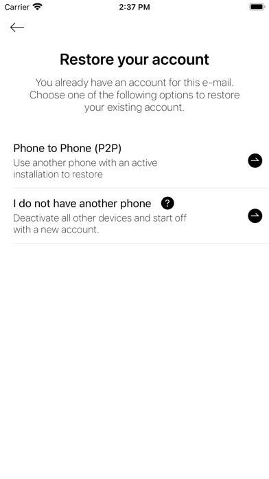 ENHALO Authenticator Screenshot