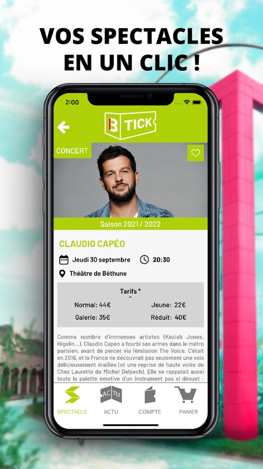 #2. B-TICK (iOS) Podle: SARL Flash Pub Communication