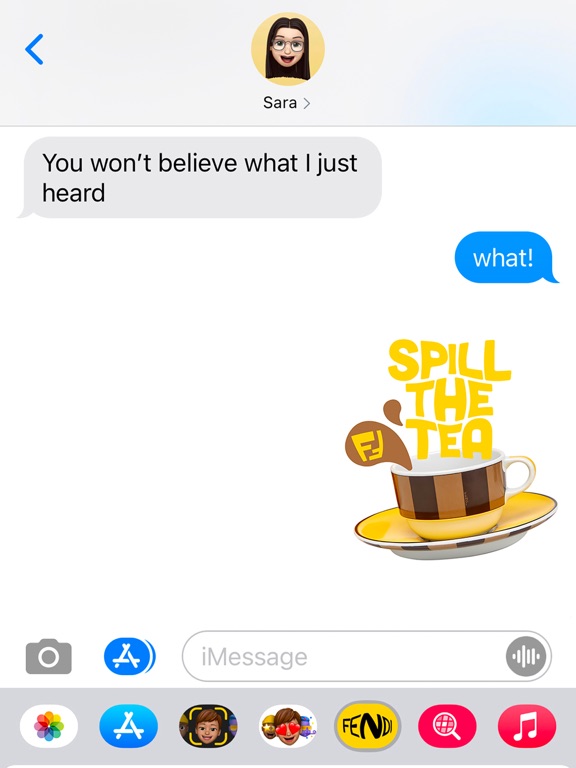 Screenshot #5 pour Fendi Stickers Pack