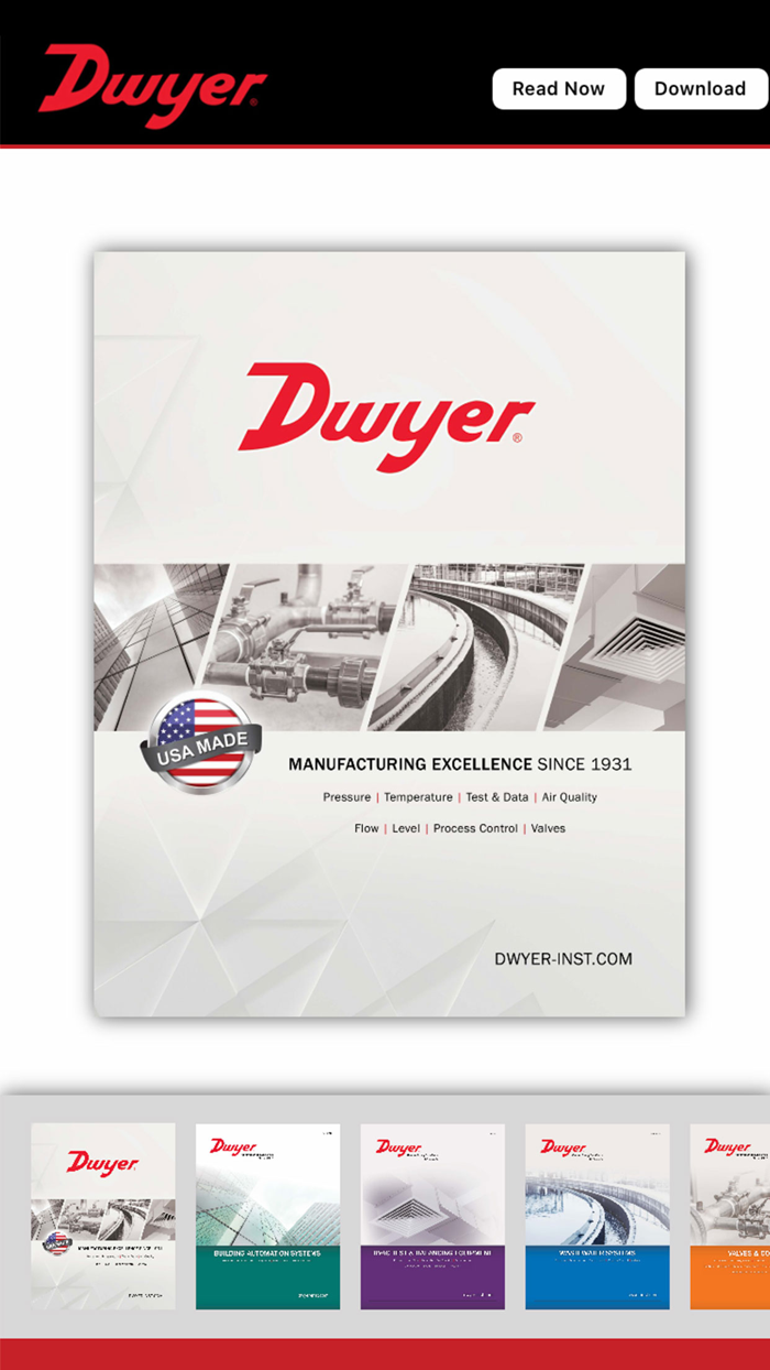 Dwyer Instruments Catalogs