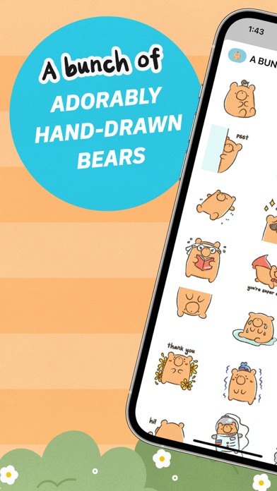 A BUNCHABEARS Stickers Screenshot