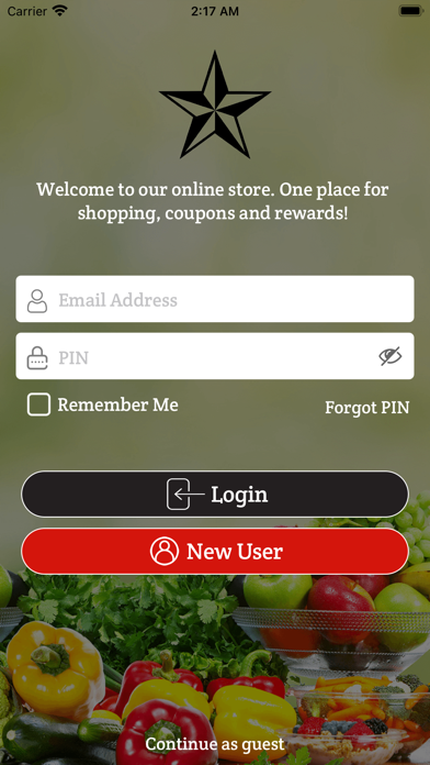TX Porters Groceries Rewards Screenshot