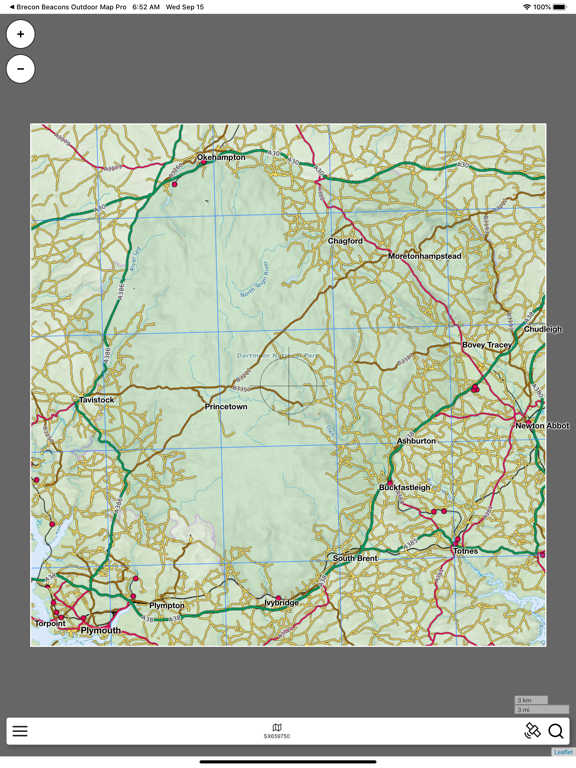 Screenshot #4 pour Dartmoor Outdoor Map Pro