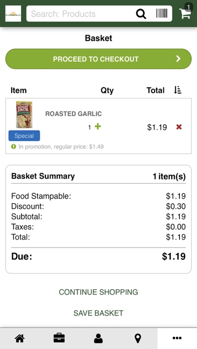 Main Street Market PCA Screenshot