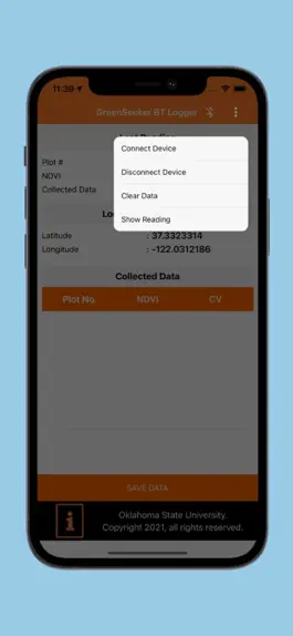 Game screenshot GreenSeekerBTLogger apk
