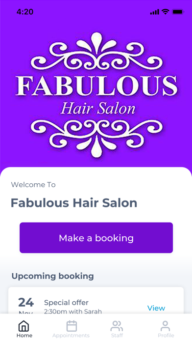Fabulous Hair Salon Screenshot