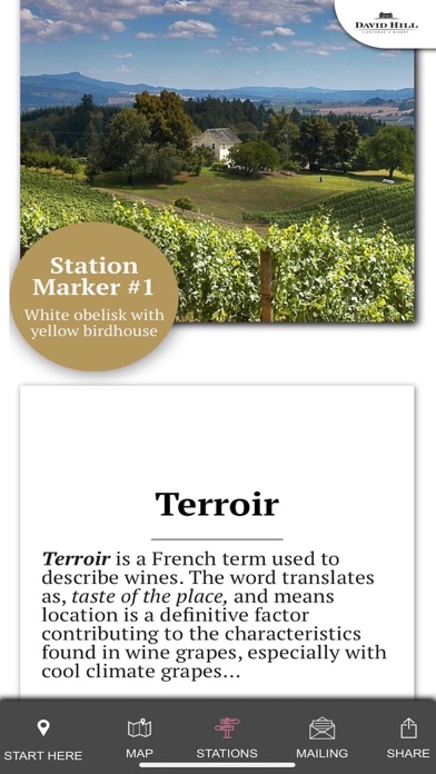 David Hill Vineyard Hike Screenshot