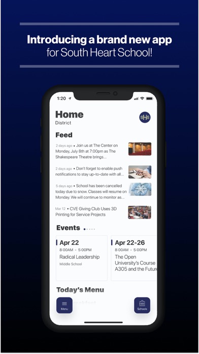 South Heart School ND Screenshot