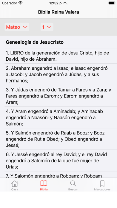 Biblia Reina Valera 1865 Screenshot