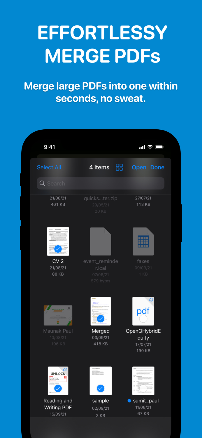 PDFs Split and Merge PDF Editor